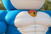 【朗報】筋肉ムキムキイケボドラえもんが公式化