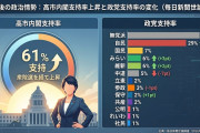 【速報】自民２９％　国民７％　みらい６％　維新６％　中革連５％　パヨク政党終わるｗ