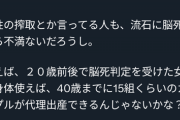 【悲報】アニメアイコン「脳死した女性の身体を使って、代理出産ってできないのかね？」ﾆﾁｬｧ