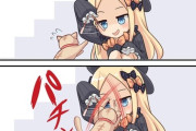 【FGO】ネコに顔面を引っ掻かれるアビーちゃん　痛そう...