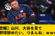 WBC山川「野球つまんね、的な」「大谷からは金の匂いがする」←今考えるとこの発言やばいよな