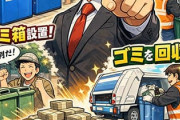 新事業「街にゴミ箱を設置、回収」考えたわｗｗｗ