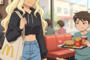 中学生の癖にマクドナルドに行けるのはお金持ちなんだな