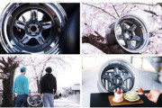 「車のホイールを桜の木に乗せてみた！ﾊﾟｼｬ」→大炎上