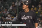 ロッテ安田尚憲(22) .213 6本 33打点 OPS.668
