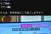 韓国人「日本人の年末海外旅行ランキングに意外な傾向が…？」→「こうなる理由は何だ…（ﾌﾞﾙﾌﾞﾙ」