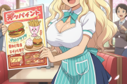 胸を強調した女性アニメキャラをファミレスがコラボ企画で起用。「この表現はどうなのか」SNSで疑問の声