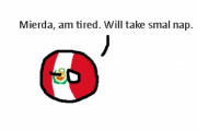 【ペルー】昼寝だよ【ポーランドボール】