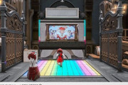 【FF14】ゲーミング床でダンスゲームの筐体やアラガンターミナルで和風サイバーパンクなどハウジングガチ勢の6.35家具を駆使した内装が凄すぎる！