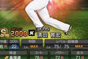 【プロスピA】2015の清田はライト最強格だったのに…【画像】