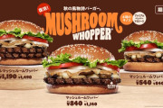 バーガーキングもひっそりと値上げを発表してた・・・