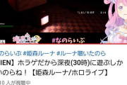 Vtuber 【姫森ルーナ】同接がついに10000を突破する……ルーナイト、泣いてます