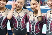 【画像】体操女子日本代表の決めポーズ、メンタルが違うｗｗｗ