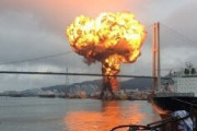 【速報】韓国南部で石油タンカーが爆発し炎上！！（動画あり）