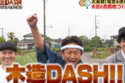 『ザ！鉄腕！DASH！！2時間SP』DASH島で年に数回の大干潮で未知のエリアが出現！＆新企画「木造DASH」で過酷なロケの末に予想外の展開