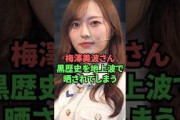 梅澤美波さん、黒歴史を地上波で晒されてしまう
