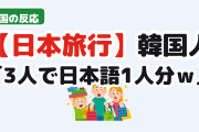 【衝撃】韓国人「日本語できない3人で日本に行ったら」