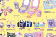 「サンリオ×アベイル」平成コギャルがテーマのグッズが登場！ガラケー型ミラーチャームなどが激かわ
