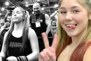 【動画】美少女（16）が185.9kg(410lbs)のベンチプレスに挑戦！凄い！