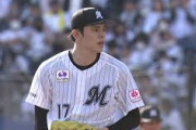 佐々木朗希(通算) 64試合 29-15 2.10 394.2回 505奪三振 K/BB 5.74 被本塁打15 WHIP 0.89