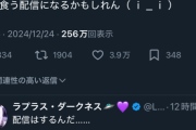 【悲報】朝の女Vtuber「熱39℃あるけどクリスマス配信するよ！」→「ごめん40℃に上がったからやっぱ休むわ」