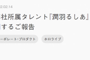 【悲報】るしあの所属するカバーさん、なんかめっちゃ怒ってる