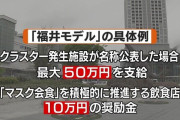 【話題】 医療従事者からの評価1位《福井モデル》菅首相も注目⁈  ※隣の石川県は過去最多101人コロナ感染、53人は高校関連クラスター❓?