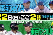 漢TBS、日曜日にDeNA対ヤクルトを地上波全国放送