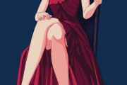【FGO】かもあしさんの赤ドレスのライネス師匠イラスト！！　ドレスライネスよかったです！