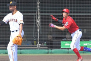 カープ安部、ライバル堂林の活躍に刺激！オープン戦初アーチで猛アピール
