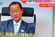 【日韓トンネル】自民・河村建夫「まさに究極の日韓融合、大きな事業になる」　→自民・山田宏「党内では全く聞いたことない。国も関知していない」