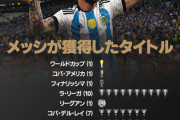 メッシは史上最高の選手？ W杯優勝で議論に終止符か