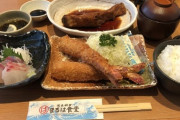 この海老フライ定食(惣菜食べ放題付き)にいくら払える？