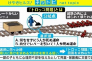 トロッコ問題「大谷1人と弱者男性5万人、どちらを助けますか？」→