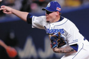 中日ジャリエル・ロドリゲス 56登板 6勝2敗 防御率1.15 39H