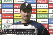日ハム渡邉、中1日でヒーローインタビューｗｗｗｗｗｗ
