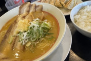 【画像】このラーメンセット(1210円)の弱点(食い切れない禁止)