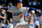 ドジャース山本由伸5回毎回の8K無失点2イニング連続満塁のピンチ切り、勝ち投手の権利を得て降板 #MLB