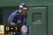 西武愛斗が先頭打者ホームラン！