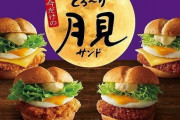 【画像】月見バーガー戦争、ついに始まってしまう