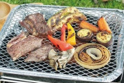 河川敷で1人BBQをしていた男性、草地約1000平方メートルを焼く