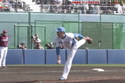 日ハム田中正義、守護神継続待ったなし！最速154キロ2奪三振ピッチング！