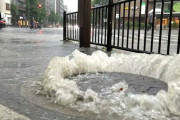 【動画】八王子さん、ゲリラ豪雨の影響で無料の洗車サービスが開催中