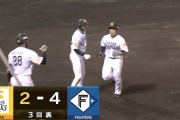 【速報】日ハム山崎福也、近藤健介に痛恨2ラン被弾