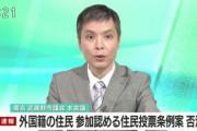 【武蔵野市】外国籍住民参加の住民投票条例案 反対多数で否決