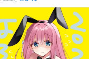 【画像】ぼっち・ざ・ろっく!原作者の描いたデカ乳バニーぼっちちゃんｗｗｗ