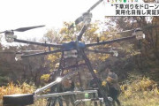 【実証実験】草刈り機つけた下草刈りドローン誕生！