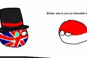【イギリス】惨めだよ【ポーランドボール】