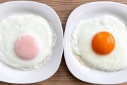 彡(ﾟ)(ﾟ)「目玉焼きの黄身がピンク色……？」