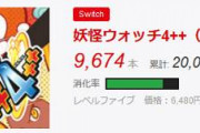 【悲報】PS4『妖怪ウォッチ4++』、2週目TOP50圏外